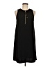 MICHAEL Michael Kors Solid Black Casual Dress Size M - photo 1