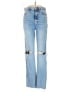 Zara 100% Cotton Stars Blue Jeans Size 2 - photo 1
