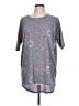 Lularoe Stars Gray Short Sleeve T-Shirt Size L - photo 1