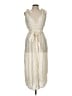 Mara Hoffman Stripes Ivory Casual Dress Size L (estimated) - photo 1