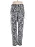 Joan Vass Animal Print Silver Casual Pants Size 14 (3) - photo 2