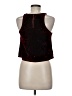Subtitled Burgundy Sleeveless Top Size 6 - photo 2
