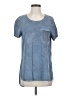 Spense 100% Viscose Blue Short Sleeve Top Size S - photo 1