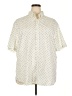 Rye 100% Cotton Polka Dots Ivory Short Sleeve Button-Down Shirt Size XXL - photo 1