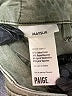 Paige Chevron-herringbone Green Jeans Size 29 waist - photo 7