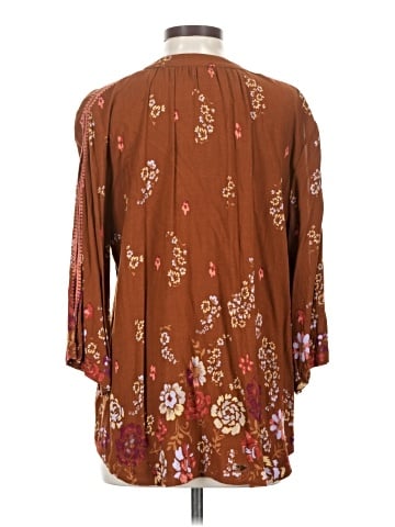 Ecote 3/4 Sleeve Blouse (view 2)