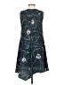 Keepsake 100% Polyester Graphic Blue Casual Dress Size S - photo 2
