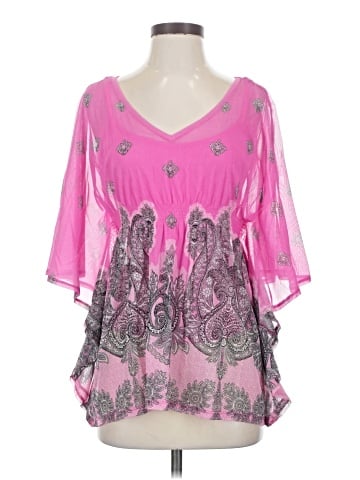 INC International Concepts 3/4 Sleeve Blouse (view 1)