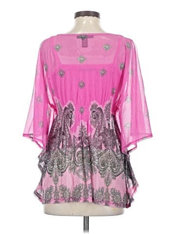 INC International Concepts 3/4 Sleeve Blouse (view 2)
