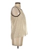 Monteau 100% Polyester Tan Sleeveless Blouse Size S - photo 4