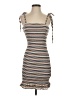 Shein Stripes Tan Casual Dress Size S - photo 1