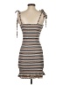 Shein Stripes Tan Casual Dress Size S - photo 2