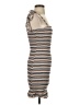 Shein Stripes Tan Casual Dress Size S - photo 4