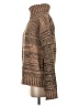 BCBGMAXAZRIA Tweed Brown Turtleneck Sweater Size S - photo 5