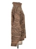 BCBGMAXAZRIA Tweed Brown Turtleneck Sweater Size S - photo 4