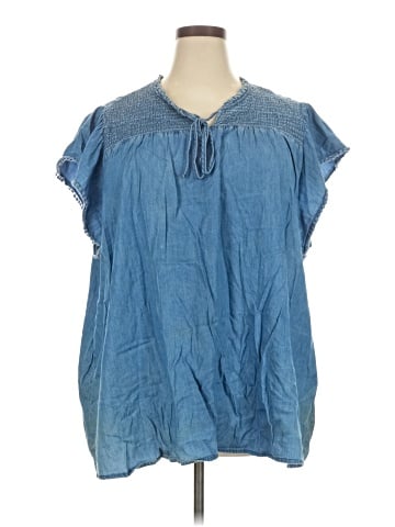 Erika Short Sleeve Blouse (view 1)