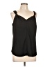 Nic + Zoe 100% Polyester Black Sleeveless Blouse Size L - photo 1