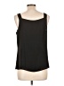 Nic + Zoe 100% Polyester Black Sleeveless Blouse Size L - photo 2