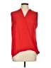 Assorted Brands 100% Polyester Red Sleeveless Blouse Size L - photo 1