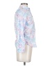 Talbots Paisley Blue Long Sleeve Button-Down Shirt Size S - photo 4