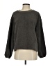 Dylan 100% Polyester Solid Gray Pullover Sweater Size S - photo 1