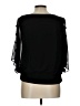 Harper 100% Polyester Black 3/4 Sleeve Top Size L - photo 2