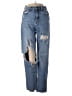 Cello Jeans Graphic Blue Jeans Size 3 - photo 1