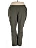 Catherines Solid Green Active Pants Size 2X - photo 1