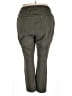Catherines Solid Green Active Pants Size 2X - photo 2