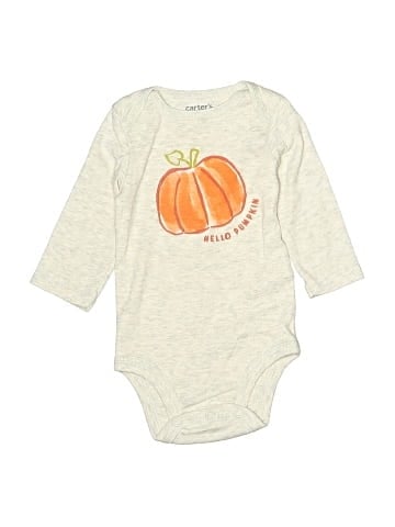 Just One Year by Carter's Long Sleeve Onesie (view 1)