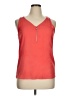 Unbranded 100% Polyester Orange Sleeveless Blouse Size XL (estimated) - photo 1