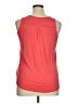 Unbranded 100% Polyester Orange Sleeveless Blouse Size XL (estimated) - photo 2