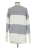 Kensie 100% Polyester Stripes Gray Pullover Sweater Size M - photo 2