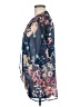 Unbranded 100% Polyester Floral Blue Kimono Size M - photo 5