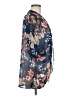 Unbranded 100% Polyester Floral Blue Kimono Size M - photo 4