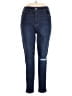Old Navy Solid Blue Jeans Size 14 - photo 1
