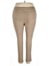 Faded Glory Solid Tan Active Pants Size 2X - photo 2