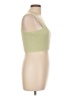 BEIGE BOTANY Green Sleeveless Top Size L - photo 4