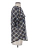 Faith and Joy Argyle Blue 3/4 Sleeve Blouse Size S - photo 4