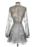 Polly 100% Polyester Gray Cocktail Dress Size 4 - photo 2