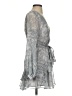 Polly 100% Polyester Gray Cocktail Dress Size 4 - photo 4