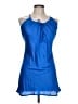 Reclaimed Vintage 100% Polyester Blue Casual Dress Size 10 - photo 1