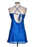 Reclaimed Vintage 100% Polyester Blue Casual Dress Size 10 - photo 2
