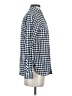 J.Crew Checkered-gingham Blue Long Sleeve Button-Down Shirt Size 4 - photo 4