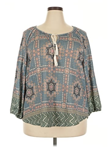 Weekend Suzanne Betro 3/4 Sleeve Blouse (view 1)