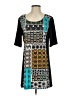 Style&Co Graphic Black Casual Dress Size S - photo 1