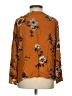 LUQ 100% Rayon Brown 3/4 Sleeve Blouse Size S - photo 2