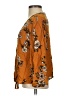 LUQ 100% Rayon Brown 3/4 Sleeve Blouse Size S - photo 5