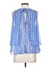 Tulle 100% Polyester Blue Sleeveless Blouse Size S - photo 2