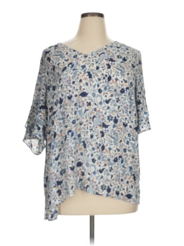 PREMISE Short Sleeve Blouse (view 1)